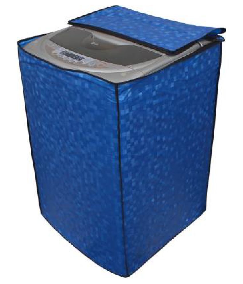 Dakshya Industries Single PVC Blue Washing Machine Cover for Universal 8 kg...