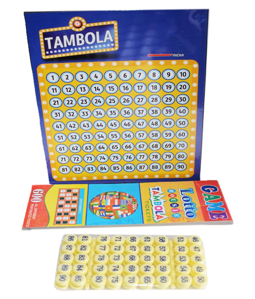of Toys Tambola Bingo Housie with 600 Tickets Board Game for