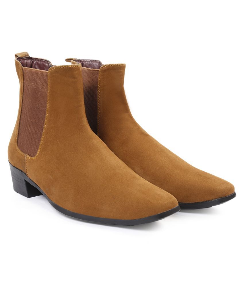 childrens tan chelsea boots