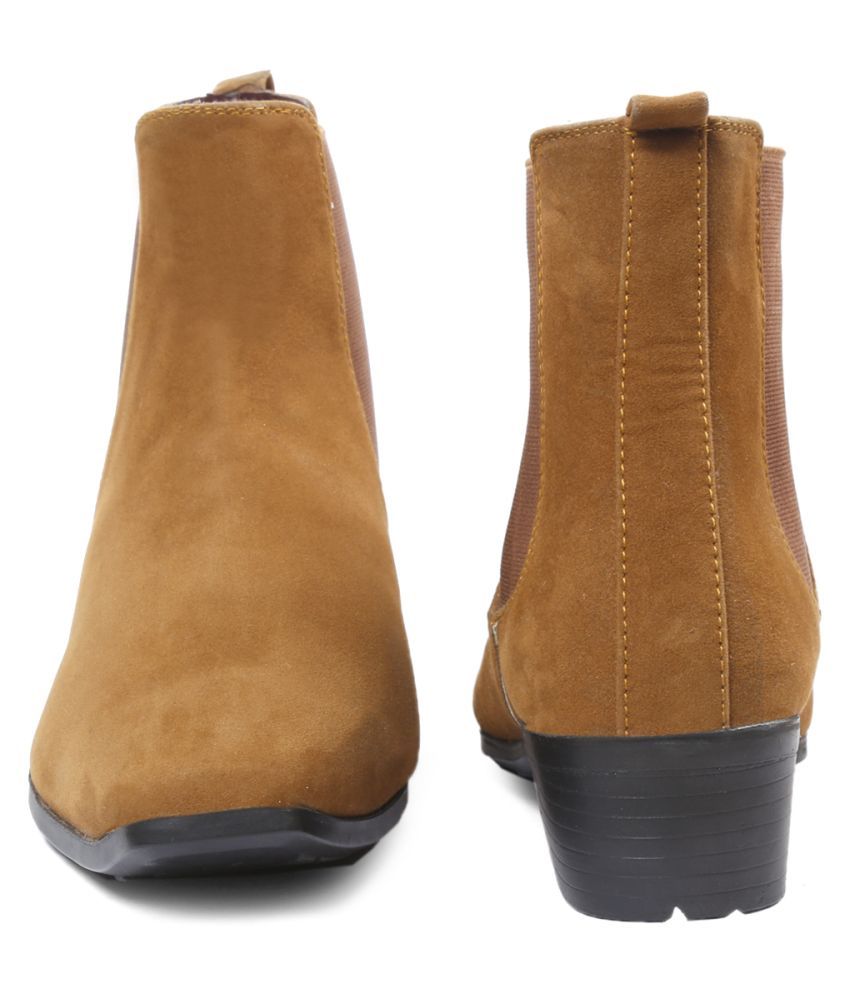 childrens tan chelsea boots