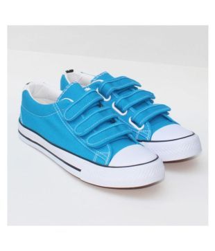 blue casual shoes