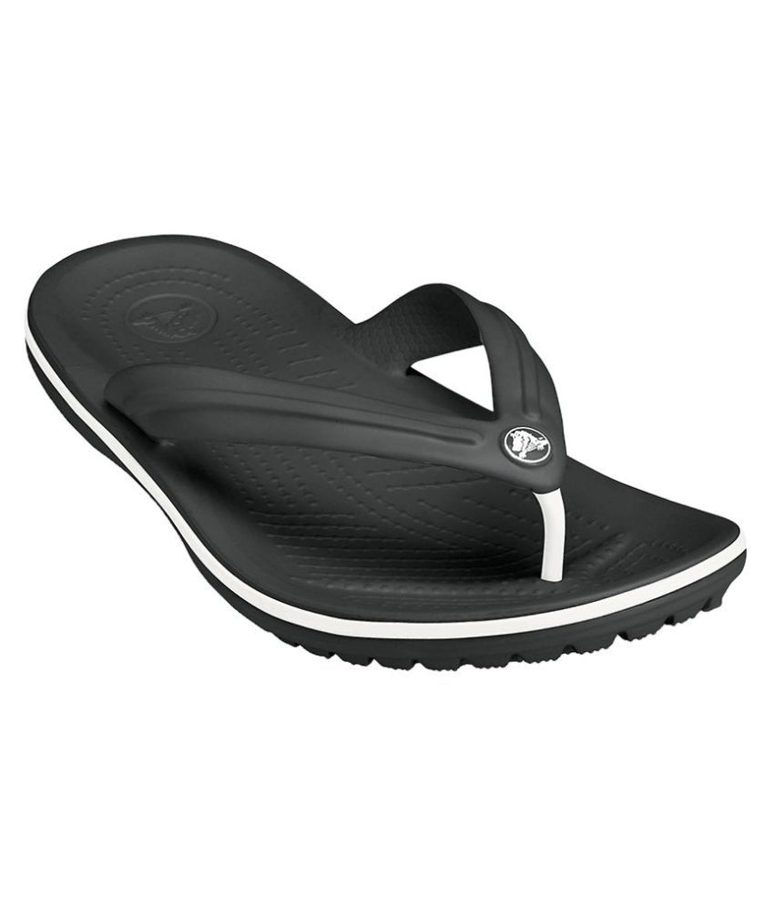 all black crocs