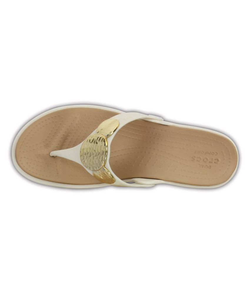 crocs heels white