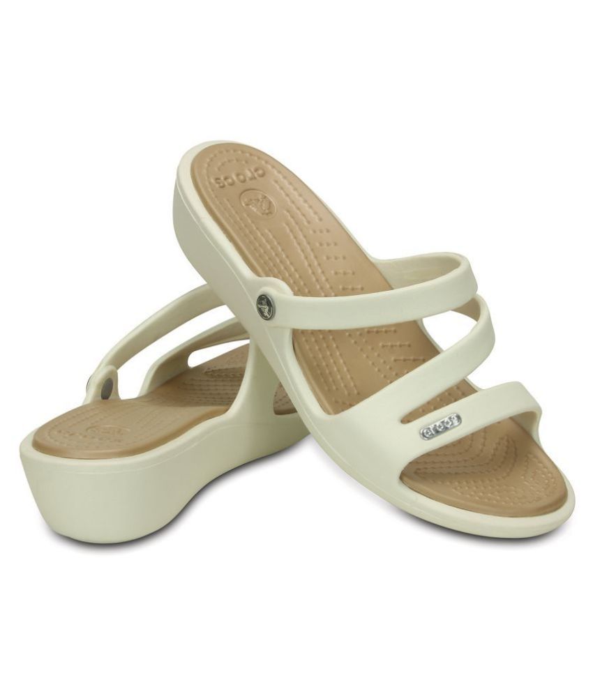 crocs platform heels