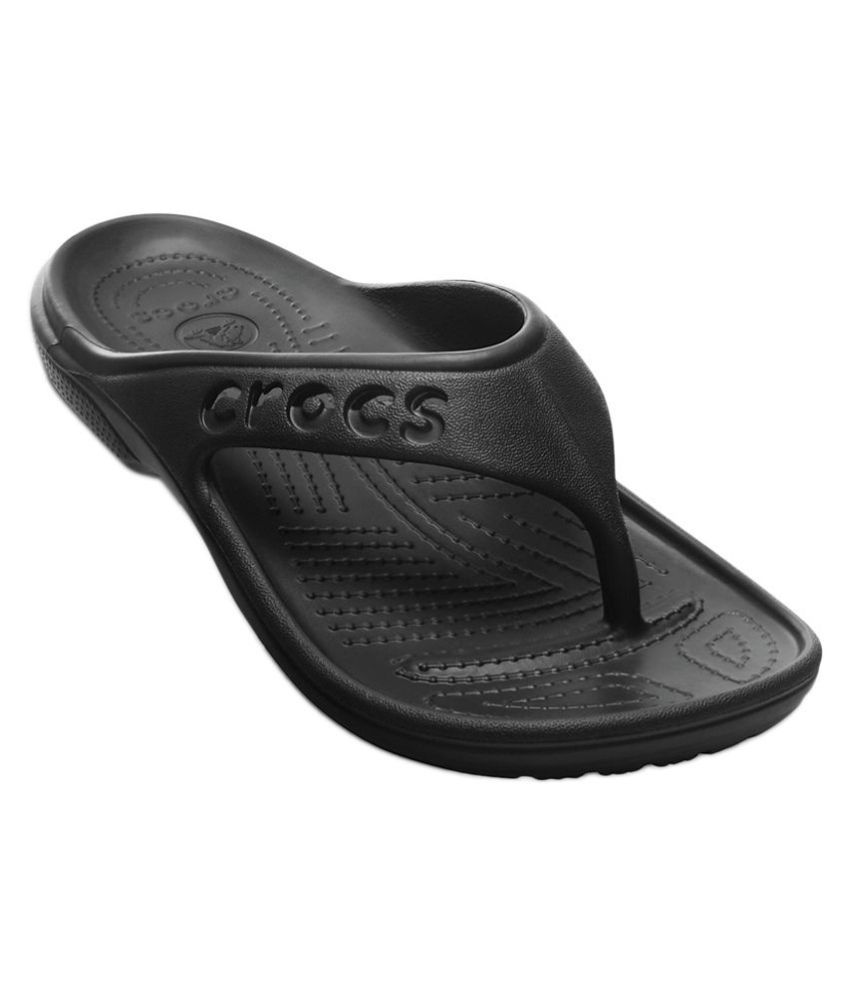 all black crocs