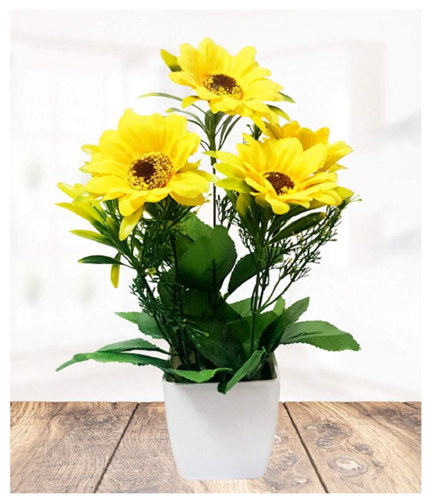 Generic Sunflower Yellow Artificial Flowers - Pack of 1: Buy Generic