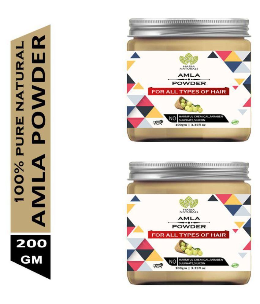 Haria Naturals 100% Pure & Naturals Amla Powder For Hair ...