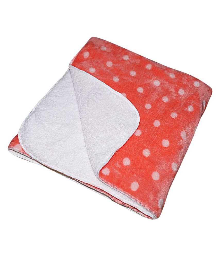 Oscar Home MultiColour Fleece Baby Blanket ( 75 cm × 100 cm 1 pcs