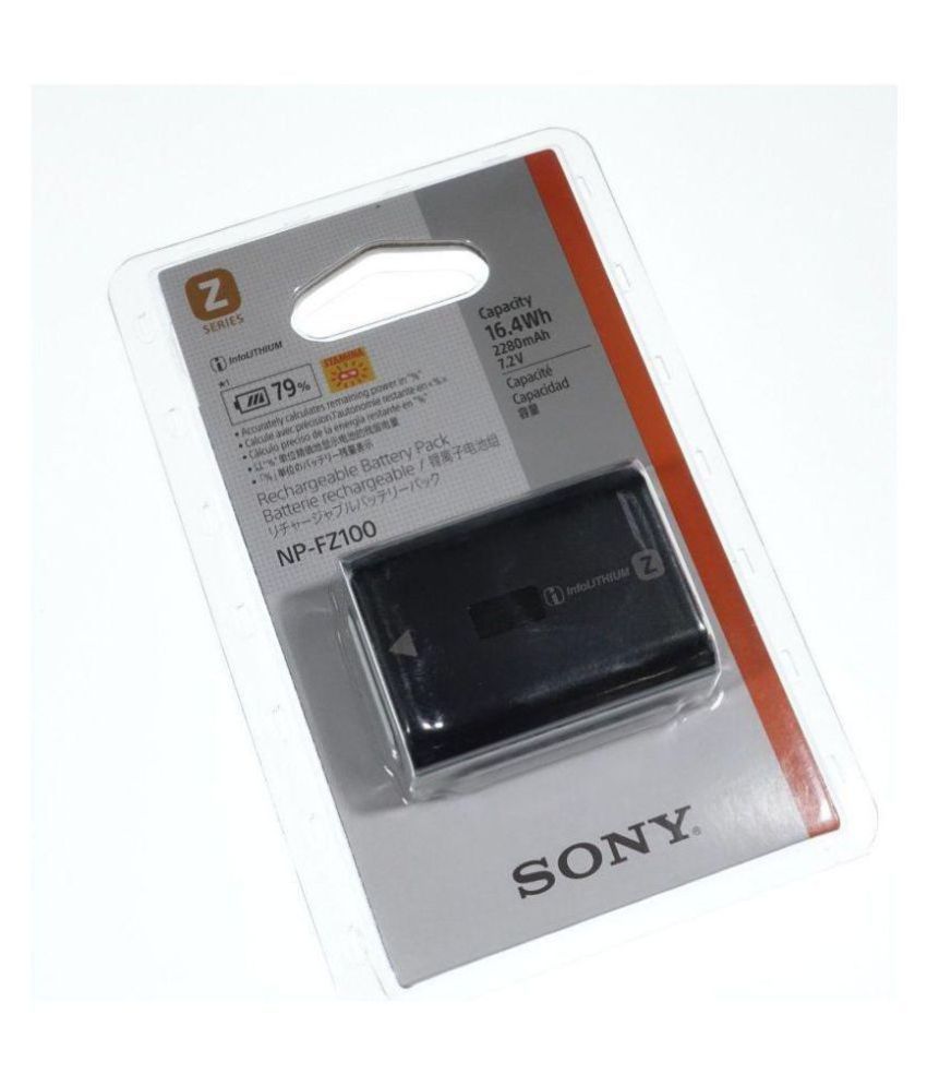 Sony NP-FZ100 2280mAh Rechargeable Battery 1 Price in India- Buy Sony NP- FZ100 2280mAh Rechargeable Battery 1 Online at Snapdeal