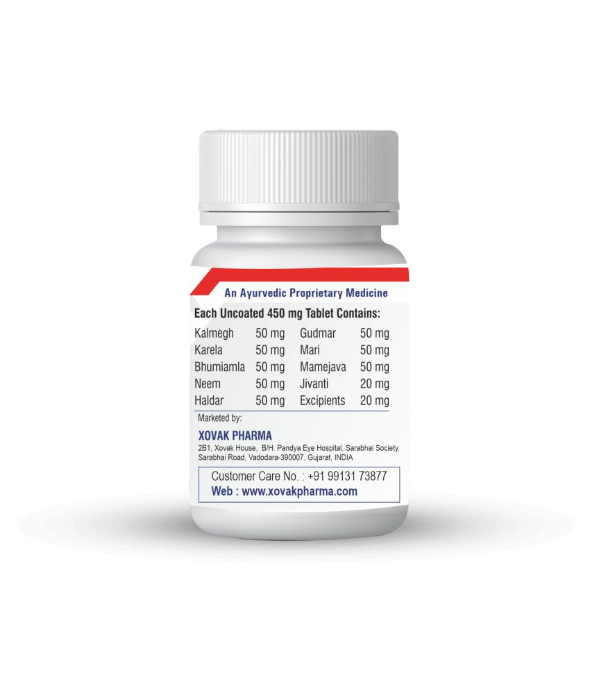 Xovak Pharma Diabetes Tablet 450 mg Pack Of 1: Buy Xovak ...