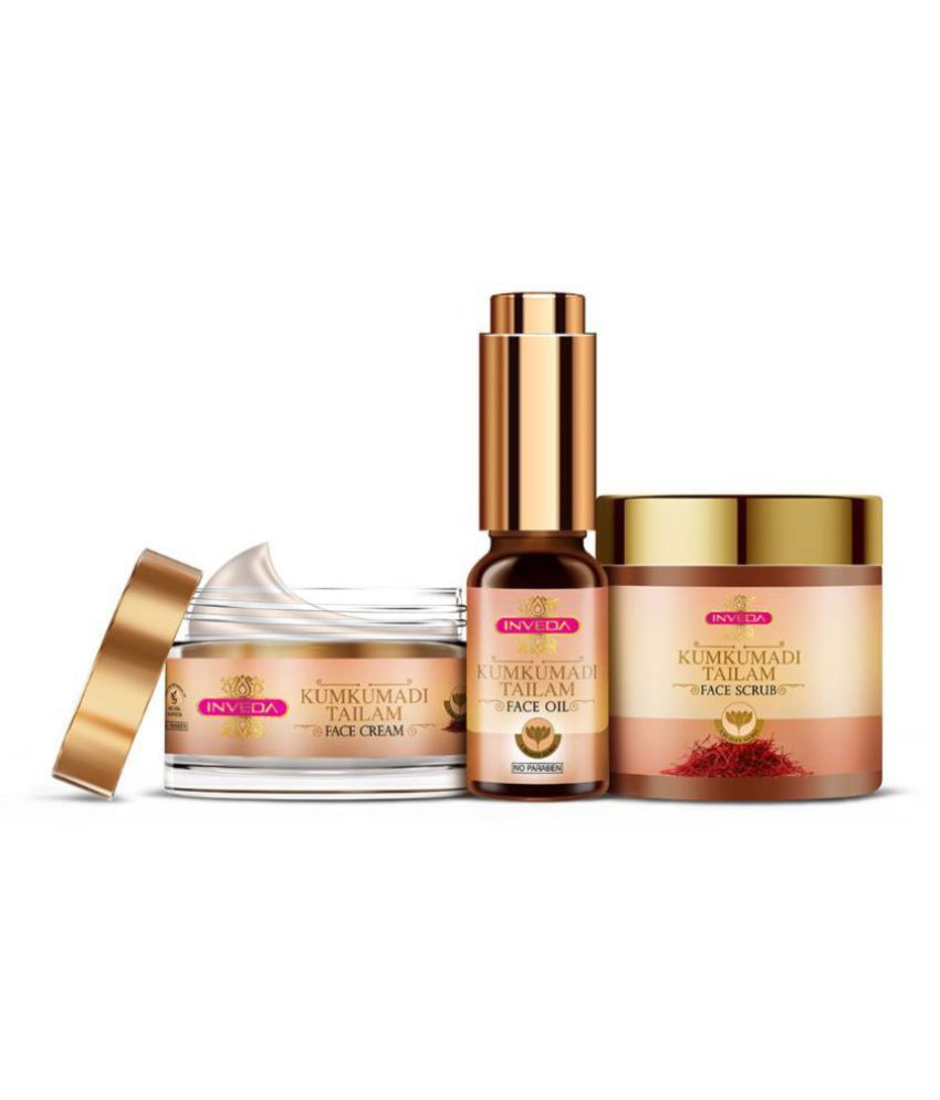 INVEDA KumkumadiTailam Kit Cures 9 Major Skin Problems Facial Kit 160