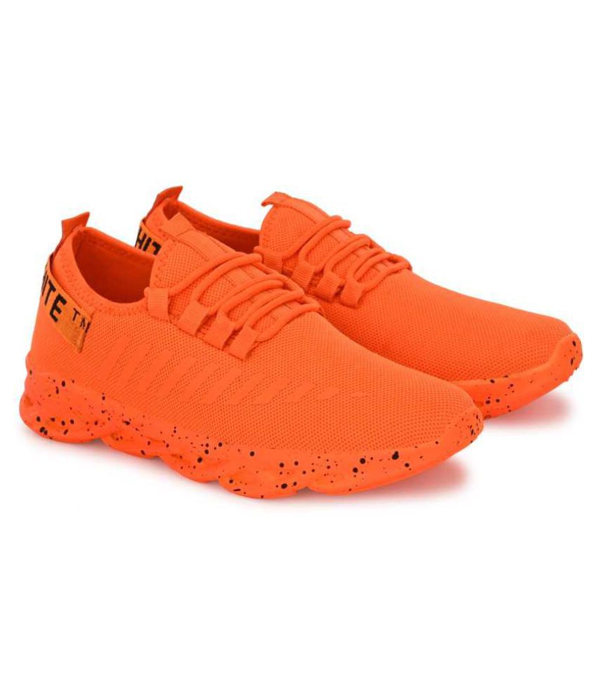 1AAROW Orange Running Shoes - Buy 1AAROW Orange Running Shoes Online at ...