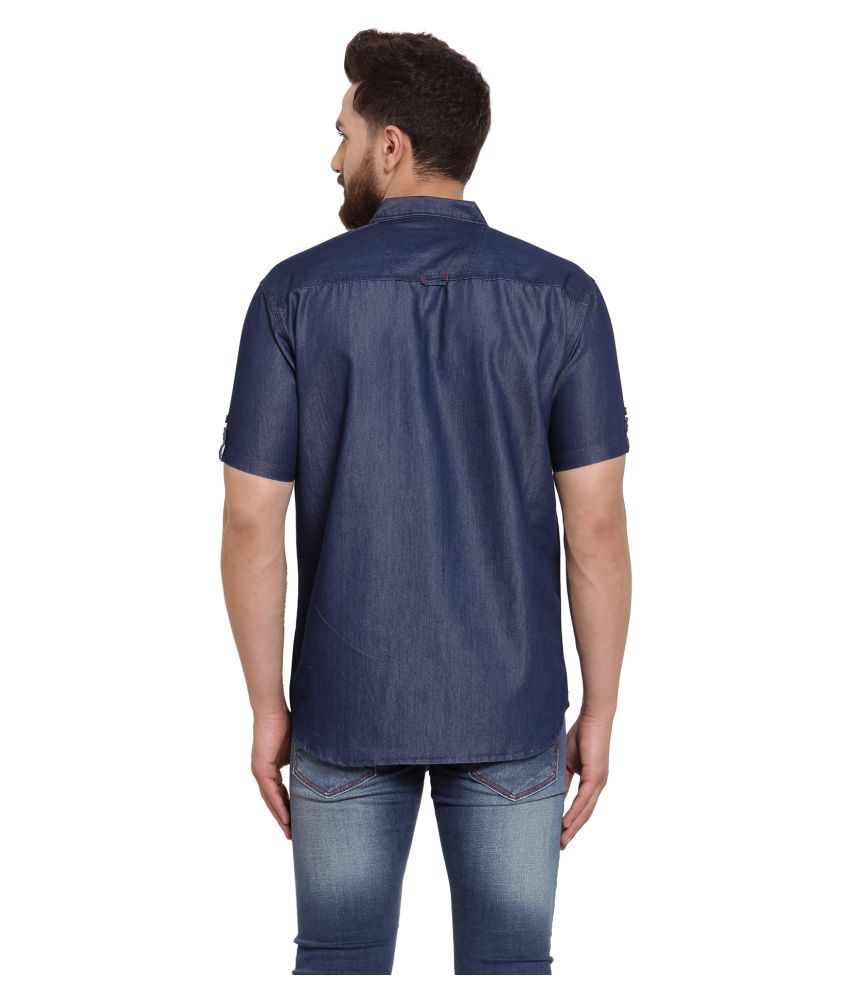 ATM SHIRT Denim Blue Shirt - Buy ATM SHIRT Denim Blue Shirt Online at Best Prices in India on 