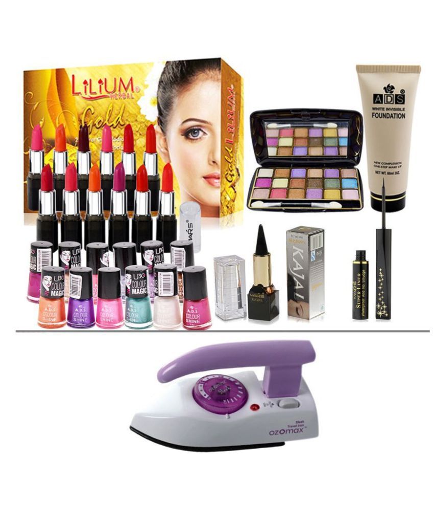 Adbeni Demand Combo Makeup Sets With Hair Iron Pack of 30 Makeup Kit