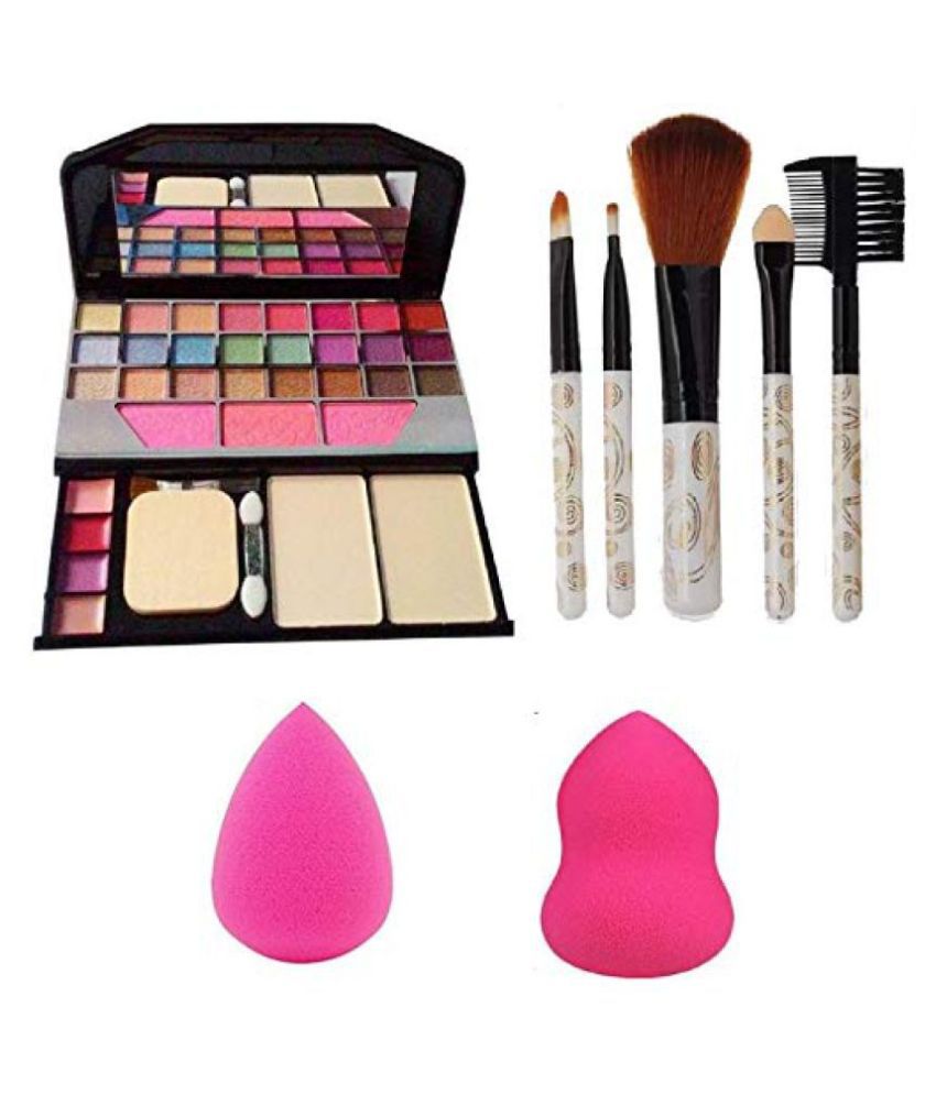     			Adbeni Exclusive Makeup combo kit & 5 Soft Brushes Makeup Kit Pack of 4 32