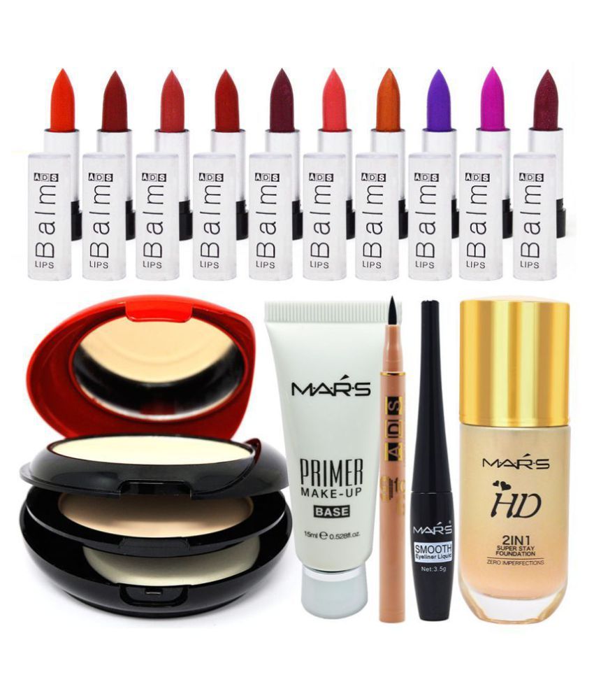 Adbeni Valuable Makeup Combo For All, Set of 15, GC 1075 Makeup Kit 101