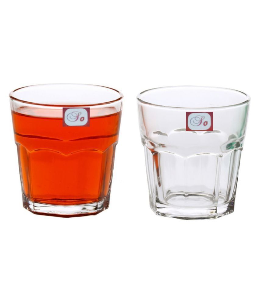     			Afast Glass Whisky Glasses, Clear, Pack Of 2, 300 ml
