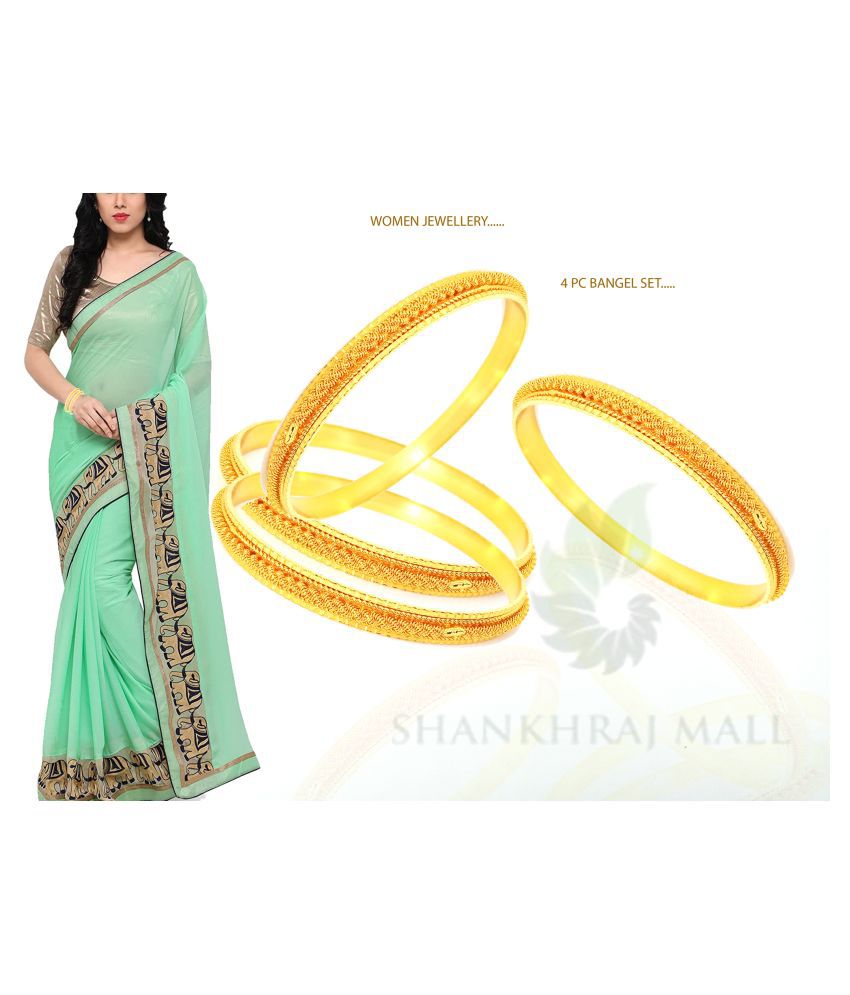     			shankhraj mall Traditional Gold Plated Designer Bangles Jewellery For Women-10091