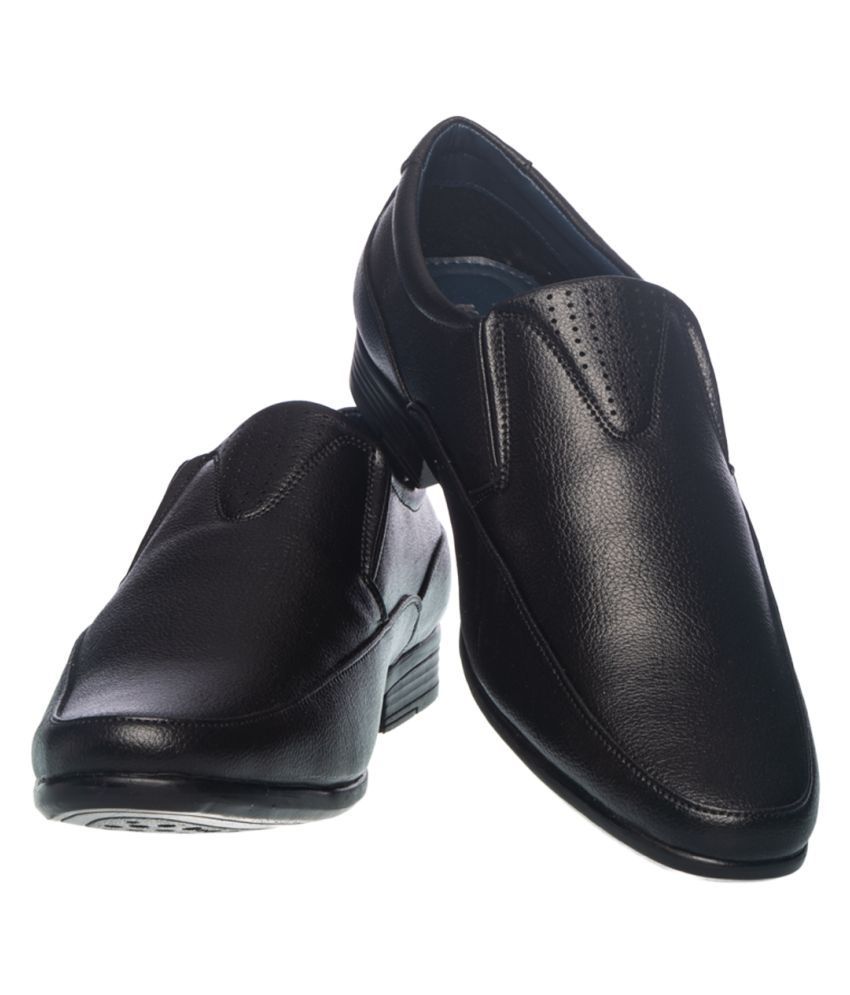 khadims formal black shoes