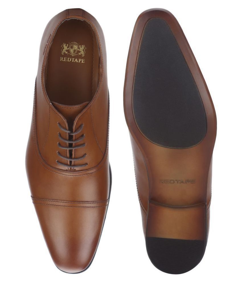 red tape oxford shoes in patent leather