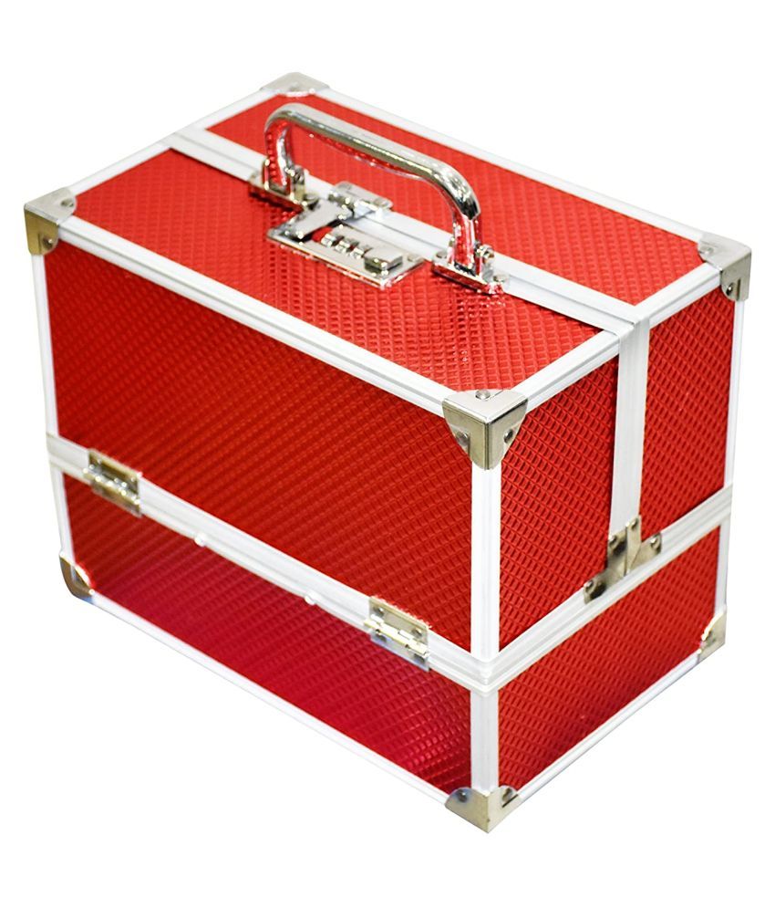 Style on Metal Cosmetics Vanity Box (Red) Buy Style on Metal Cosmetics