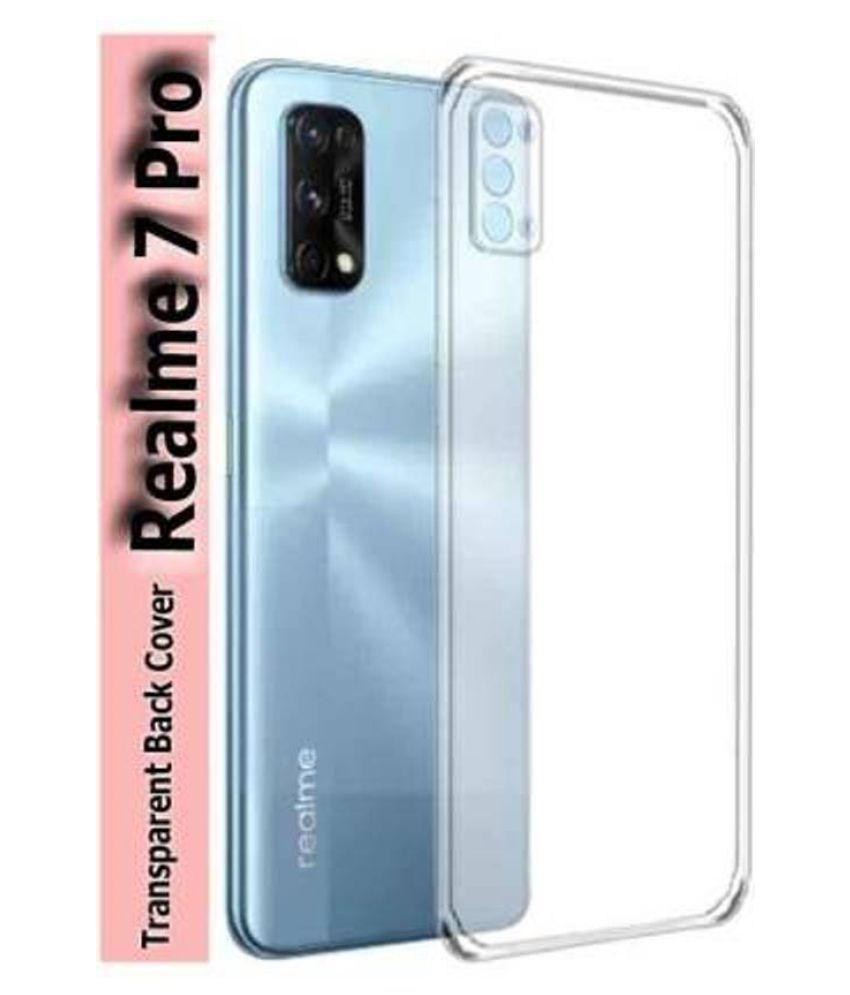 Realme 7 Pro Plain Cases DMKC Transparent Plain Back Covers Online