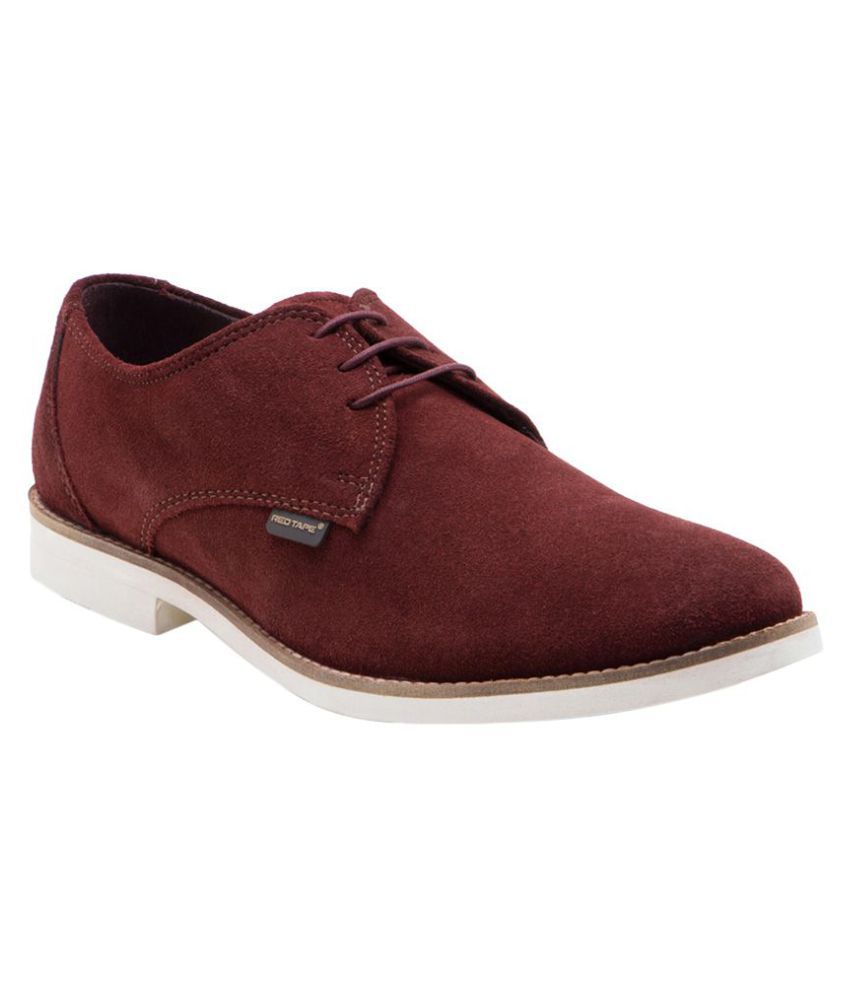 Red Tape Lifestyle Brown Casual Shoes 