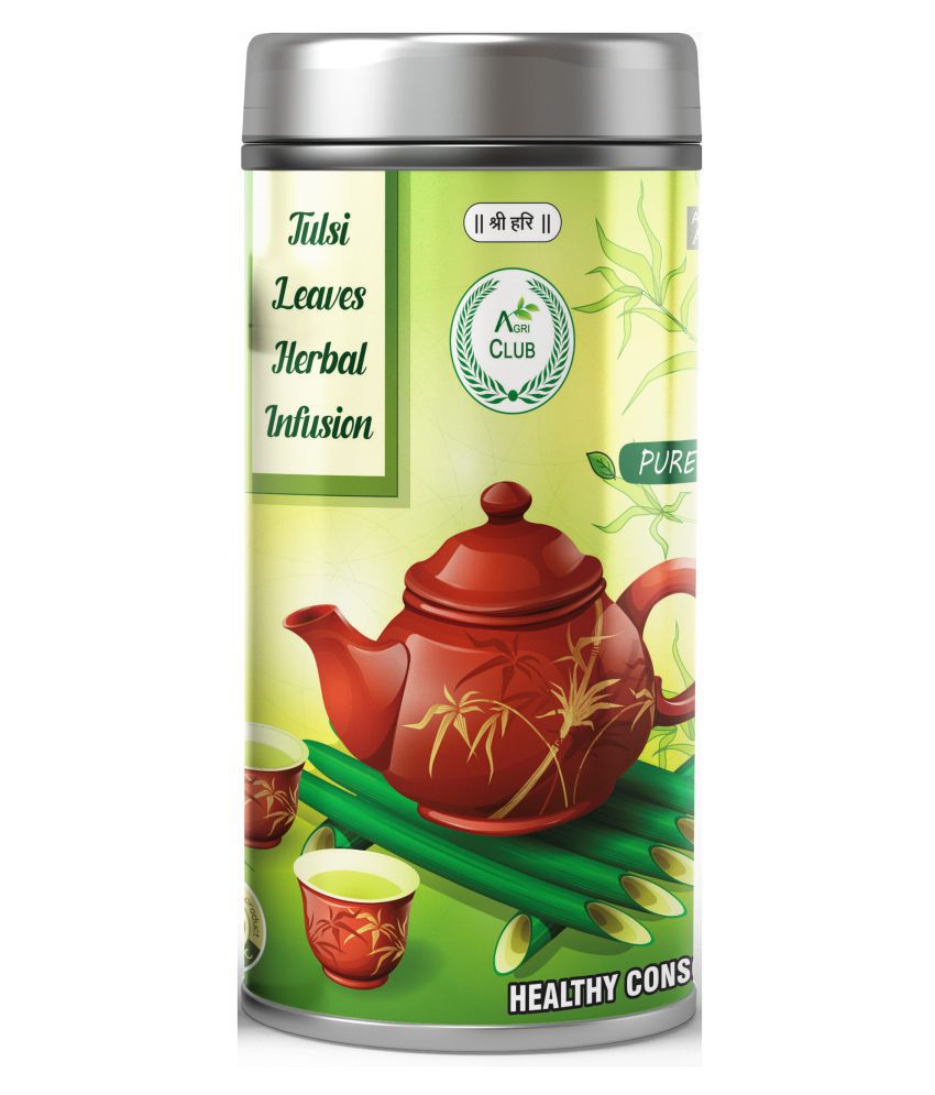     			AGRI CLUB Black & Herbal Tea Loose Leaf Tulsi Leaves Herbal 50 gm