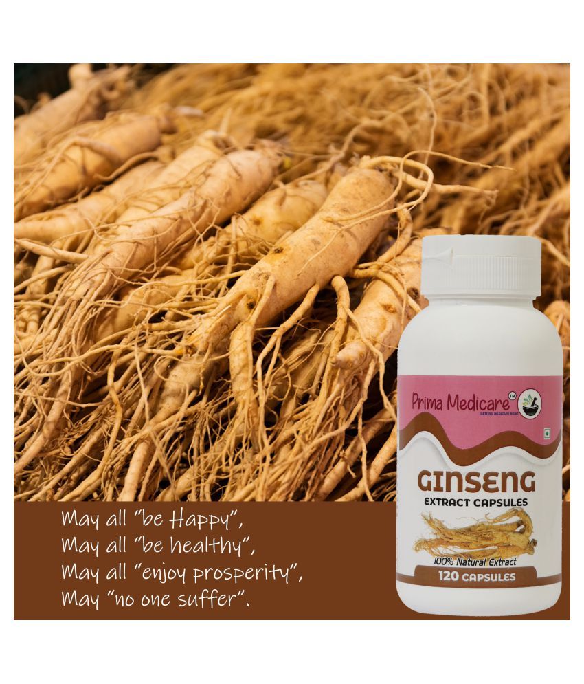 Prima Medicare Ginseng Extract Immunity Booster Supplement Helps in
