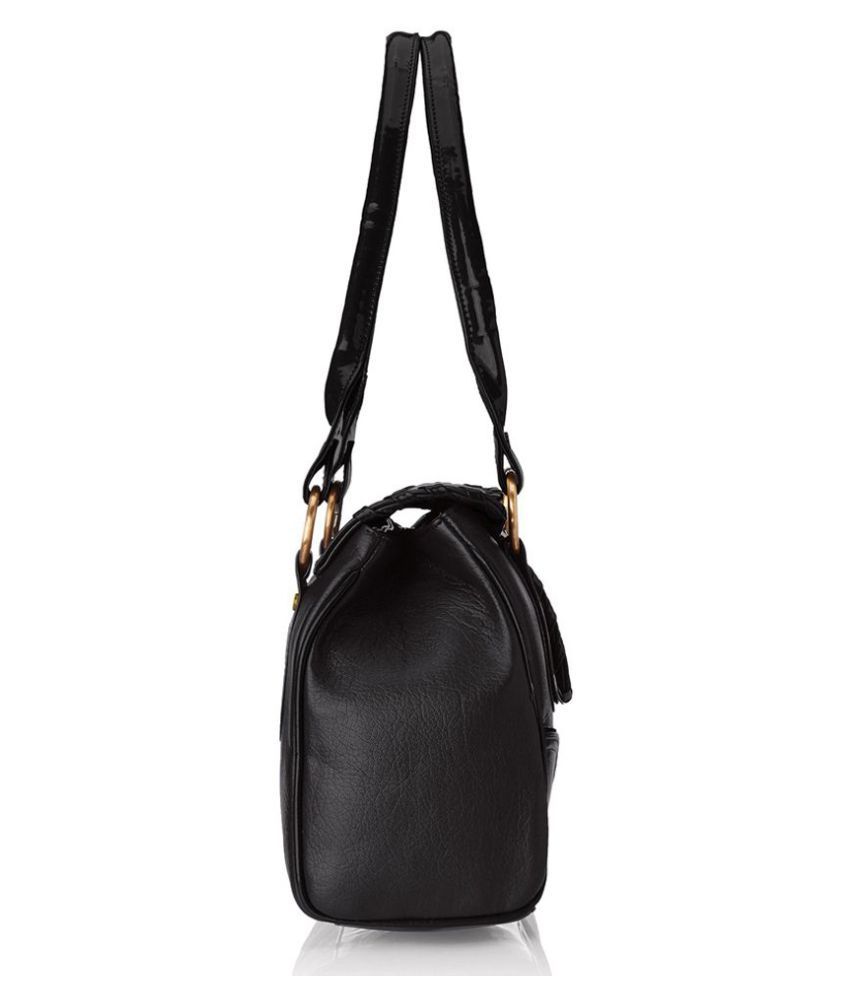 Fostelo Black Faux Leather Shoulder Bag - Buy Fostelo Black Faux ...