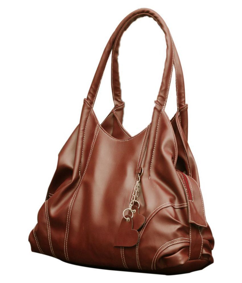 Fostelo Brown Faux Leather Shoulder Bag Buy Fostelo Brown Faux