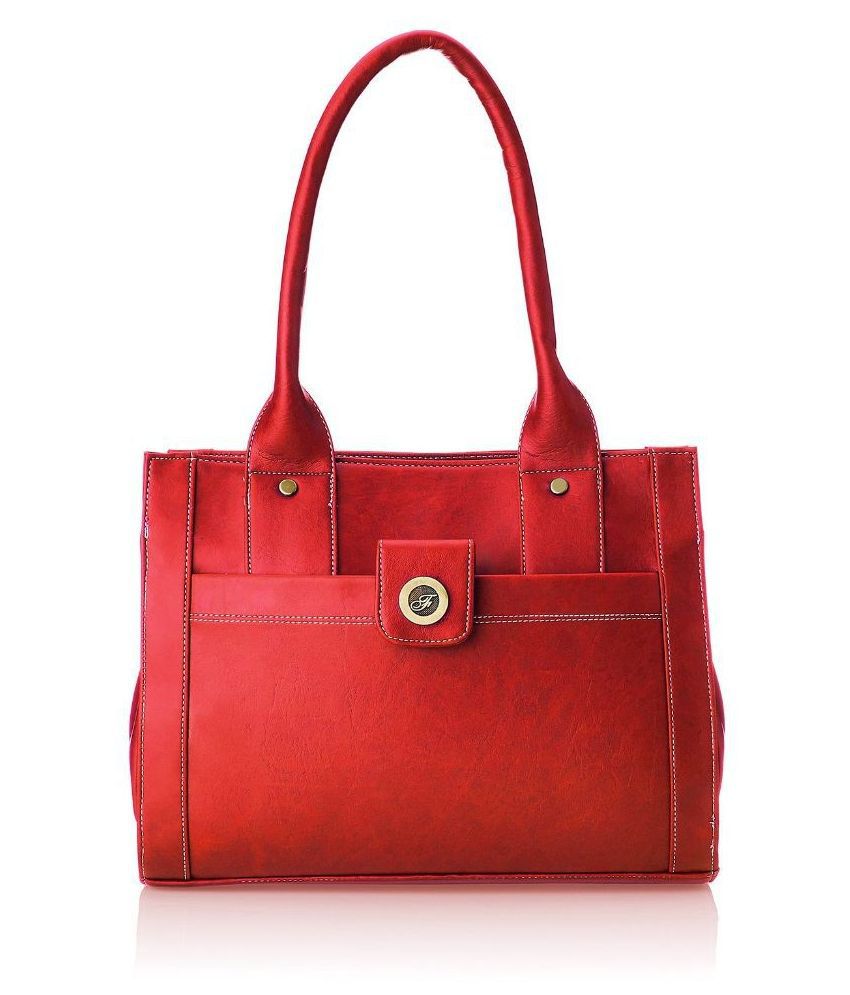     			Fostelo Red Fabric Shoulder Bag