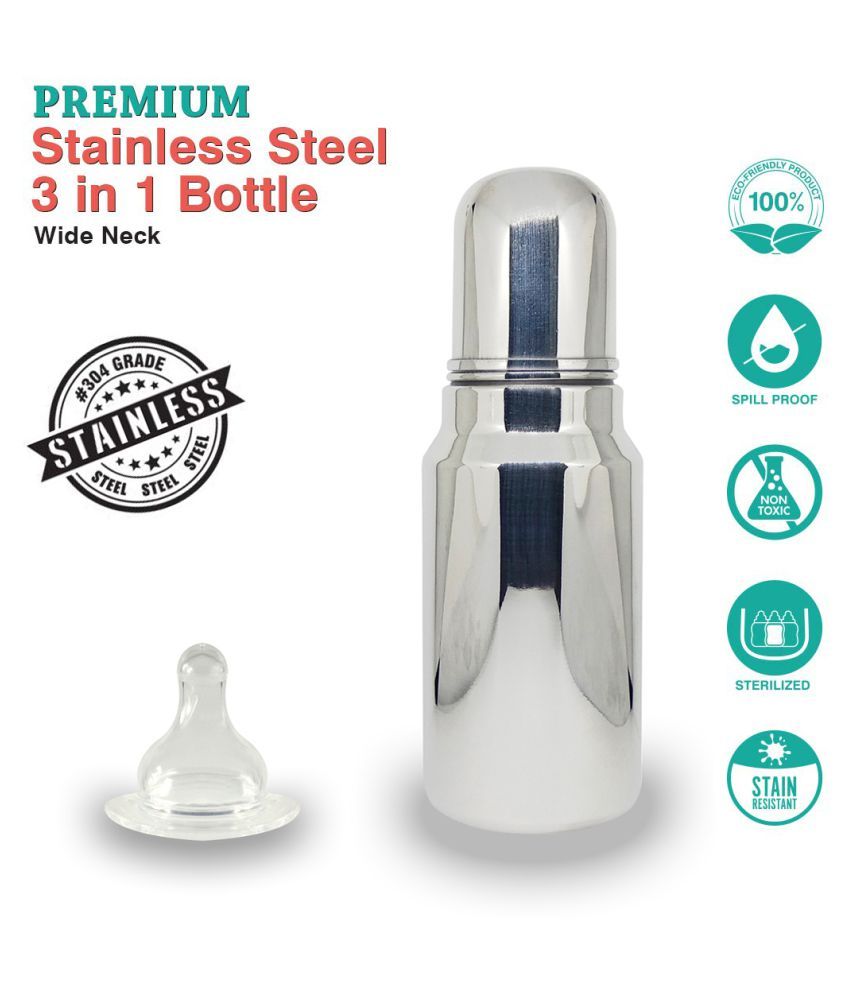Baby Stainless Steel 180 ml Bottle Buy Baby Stainless Steel 180 ml
