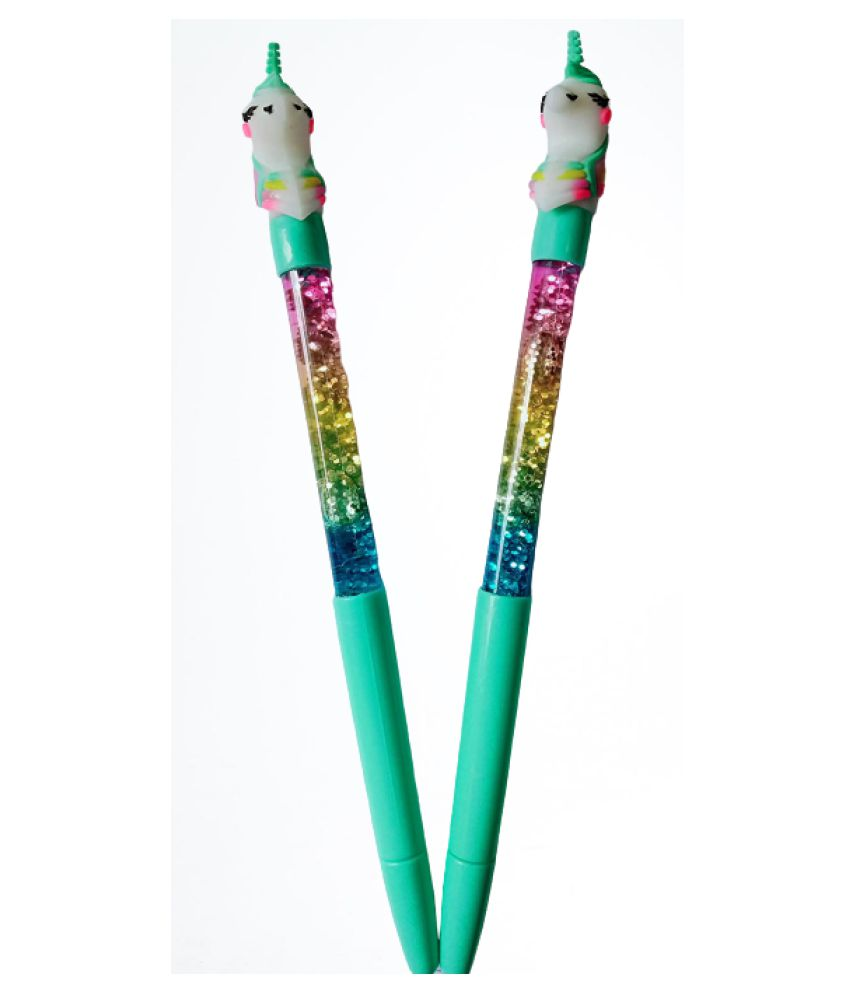 RIV Unicorn Glitter Pen Beautiful Designer Unicorn Magic Ball Pen