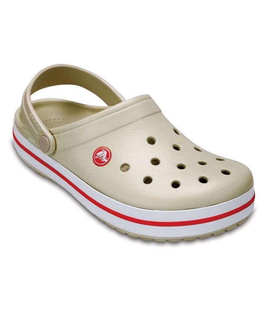 light tan crocs