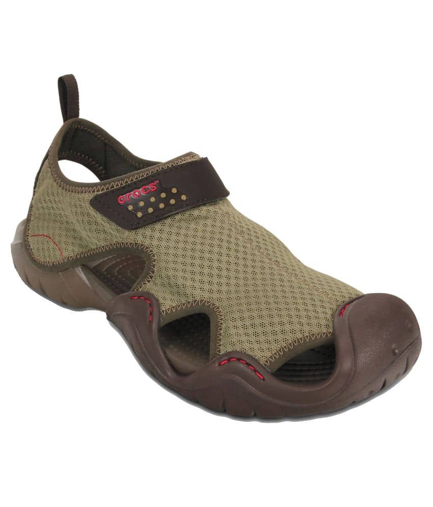 beige color crocs