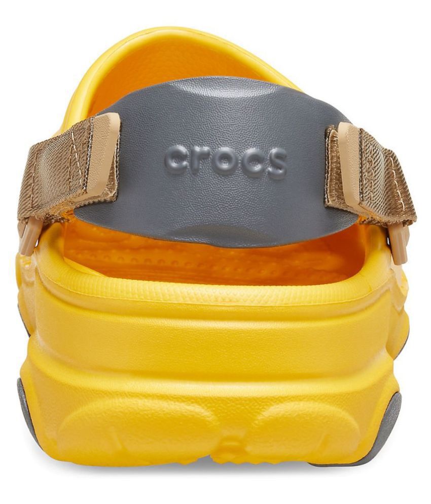 Crocs Yellow Croslite Floater Sandals - Buy Crocs Yellow Croslite ...
