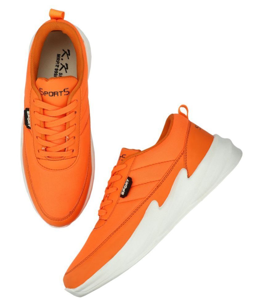 K K SHOES Prefect Style Running Shoes Orange Buy K K SHOES Prefect Style Running Shoes Orange