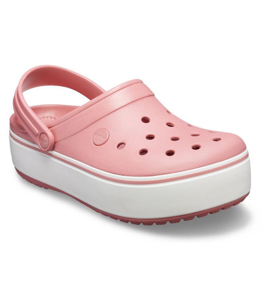 Crocs Pink Croslite Floater Sandals - Buy Crocs Pink Croslite Floater ...