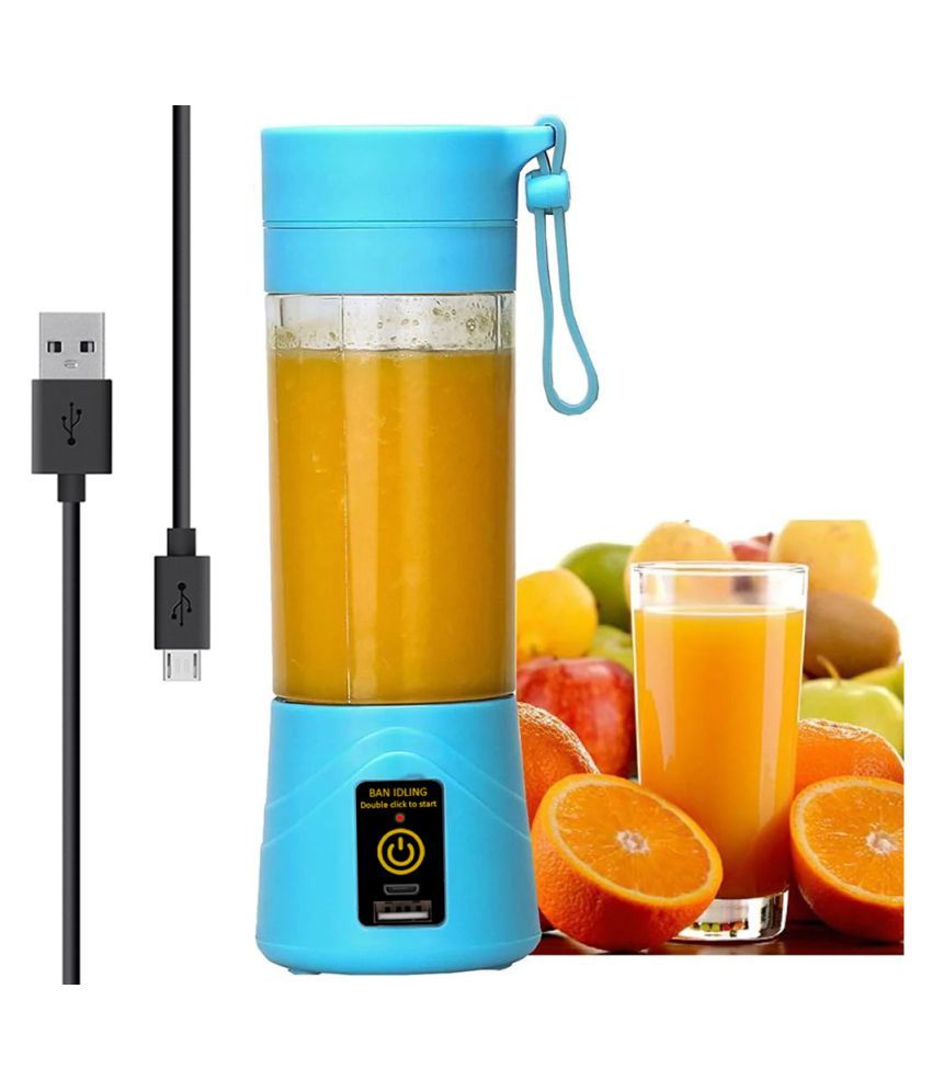 Play Run Portable Juicer Blender with Inbuilt Power Bank (2000 mAh) NG