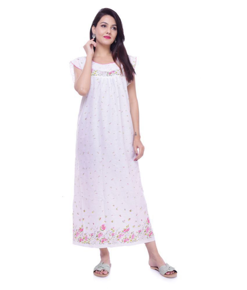 Snapdeal nighty cotton on sale