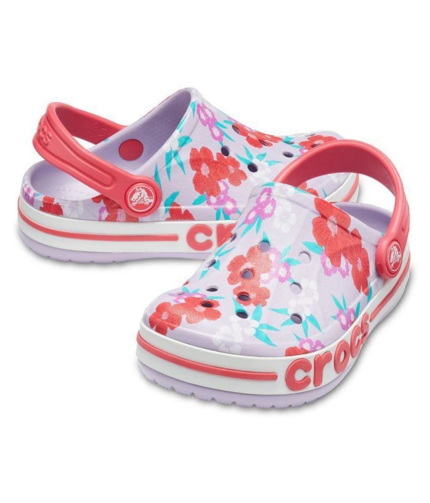 crocs bae clog purple