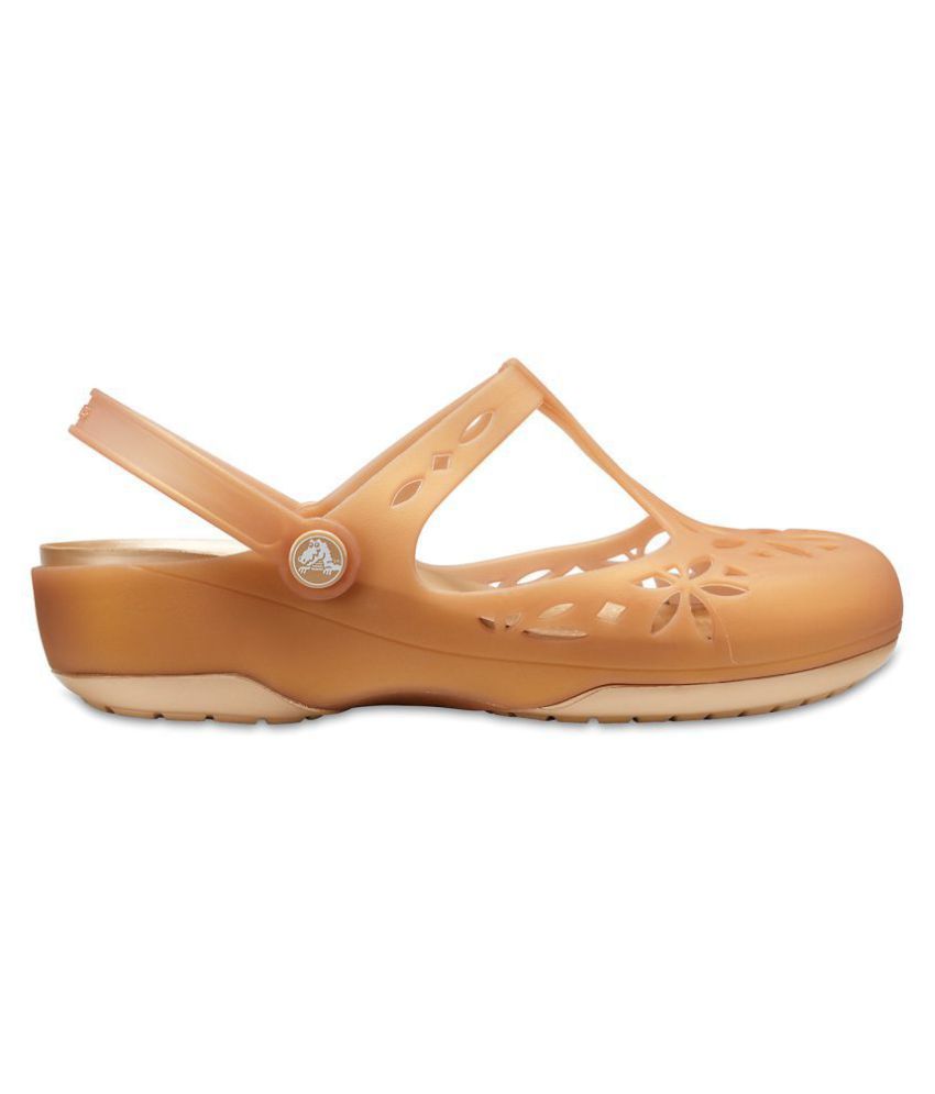 briar rose gold clogs for adults by crocs
