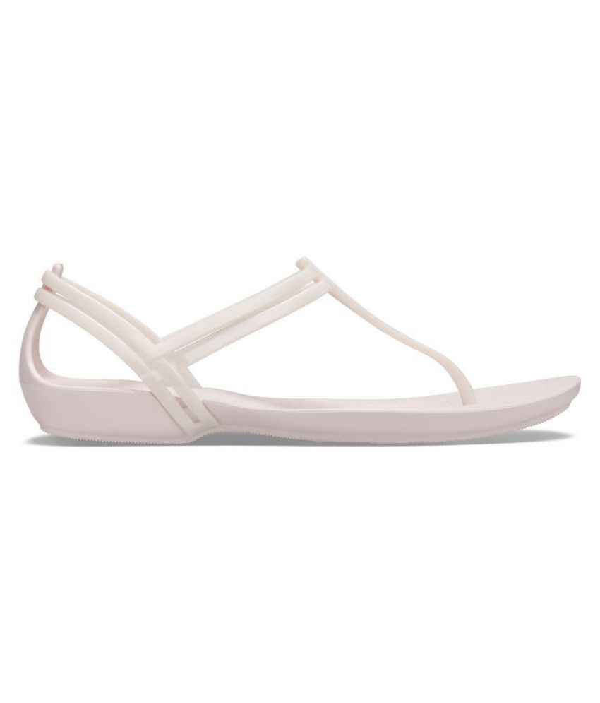 crocs ballet flats pink