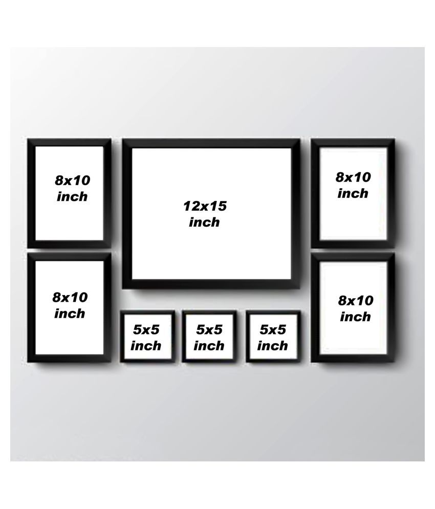 HARISRUSHTI PVC Black Collage Photo Frame - Pack of 1: Buy HARISRUSHTI ...