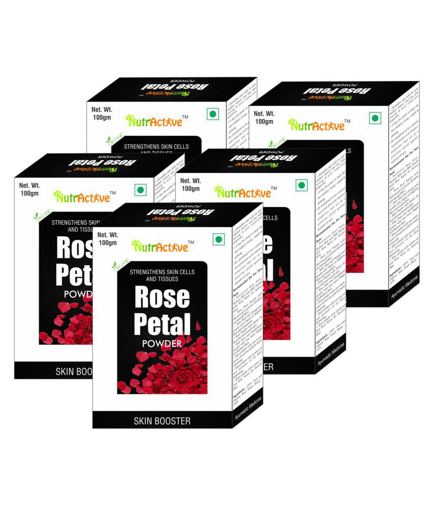     			NutrActive Rose Petal Powder 100 gm Pack Of 5