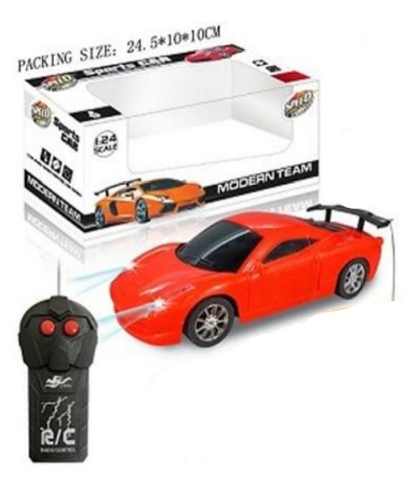 red colour remote car