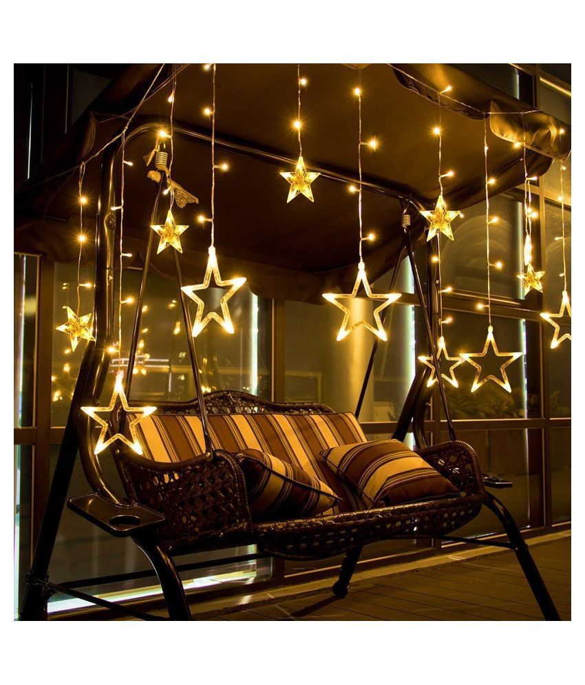 GIFTHOUSE Diwali Light Curtain, String Lights with Hanging Star Light Pack  of 2 - Buy GIFTHOUSE Diwali Light Curtain, String Lights with Hanging Star  Light Pack of 2 Online at Low Price - Snapdeal