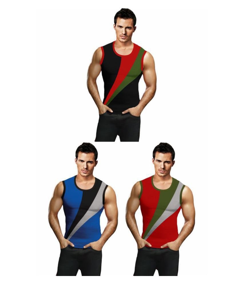     			Rupa Frontline Multi Sleeveless Vests Pack of 3