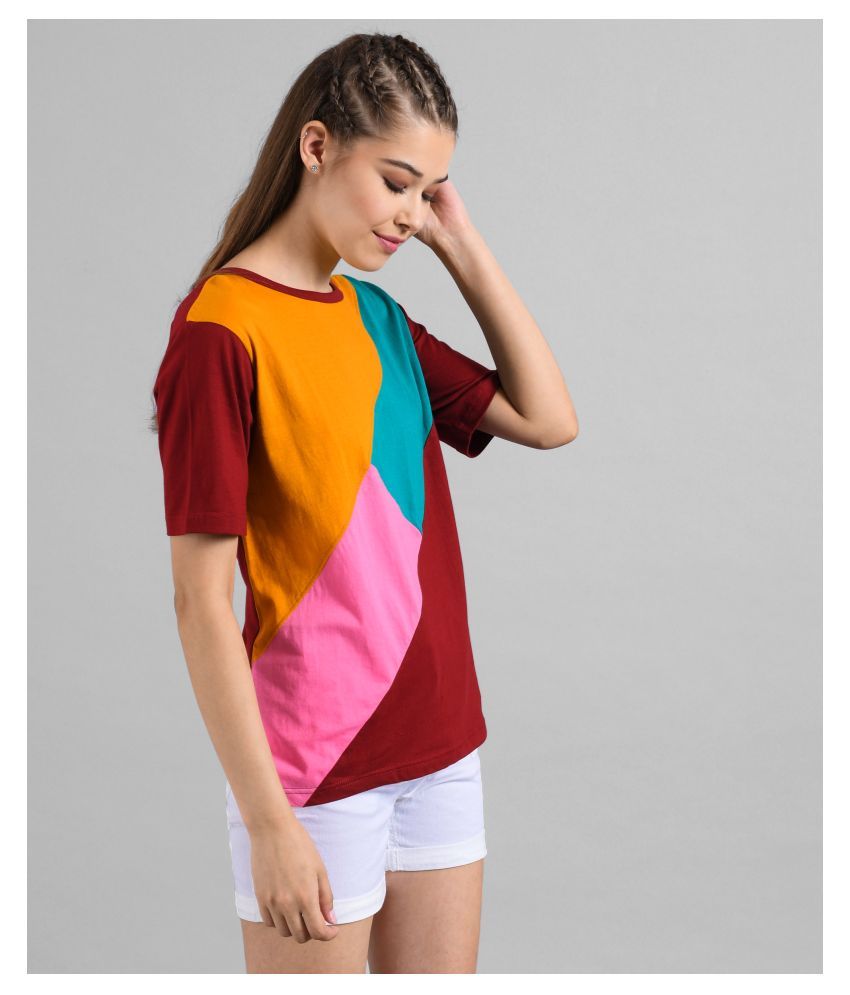 multi color t shirts